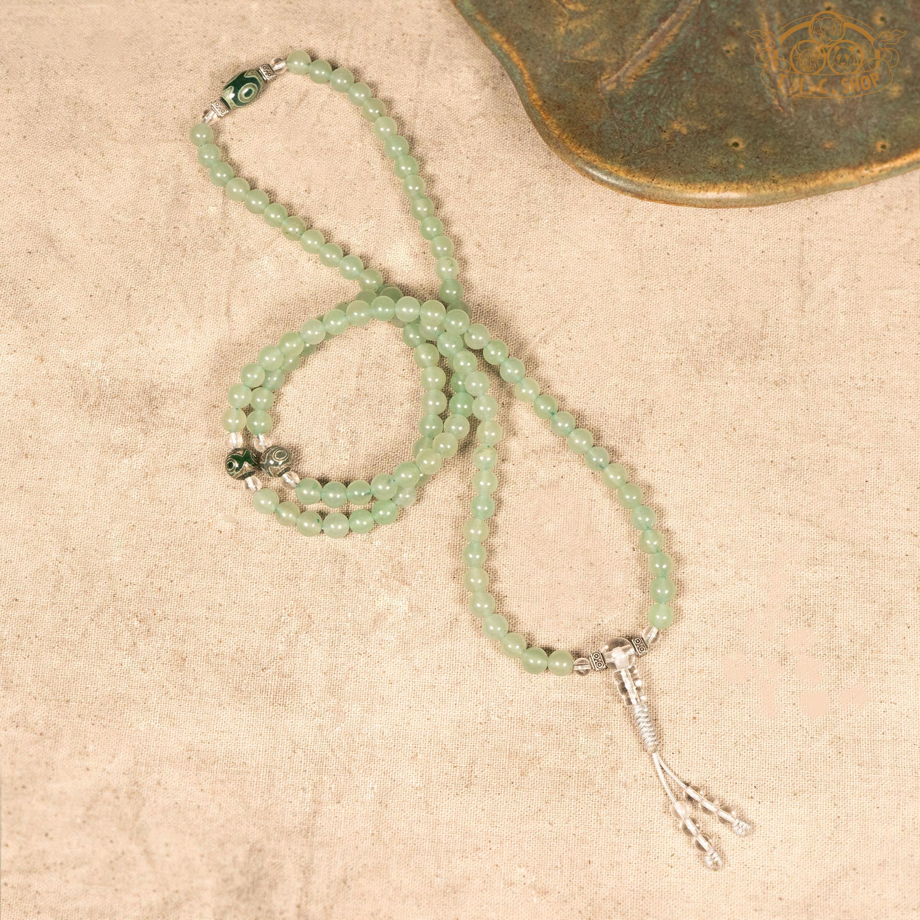 Aventurine 6mm 108-Bead Traditional Prayer Mala