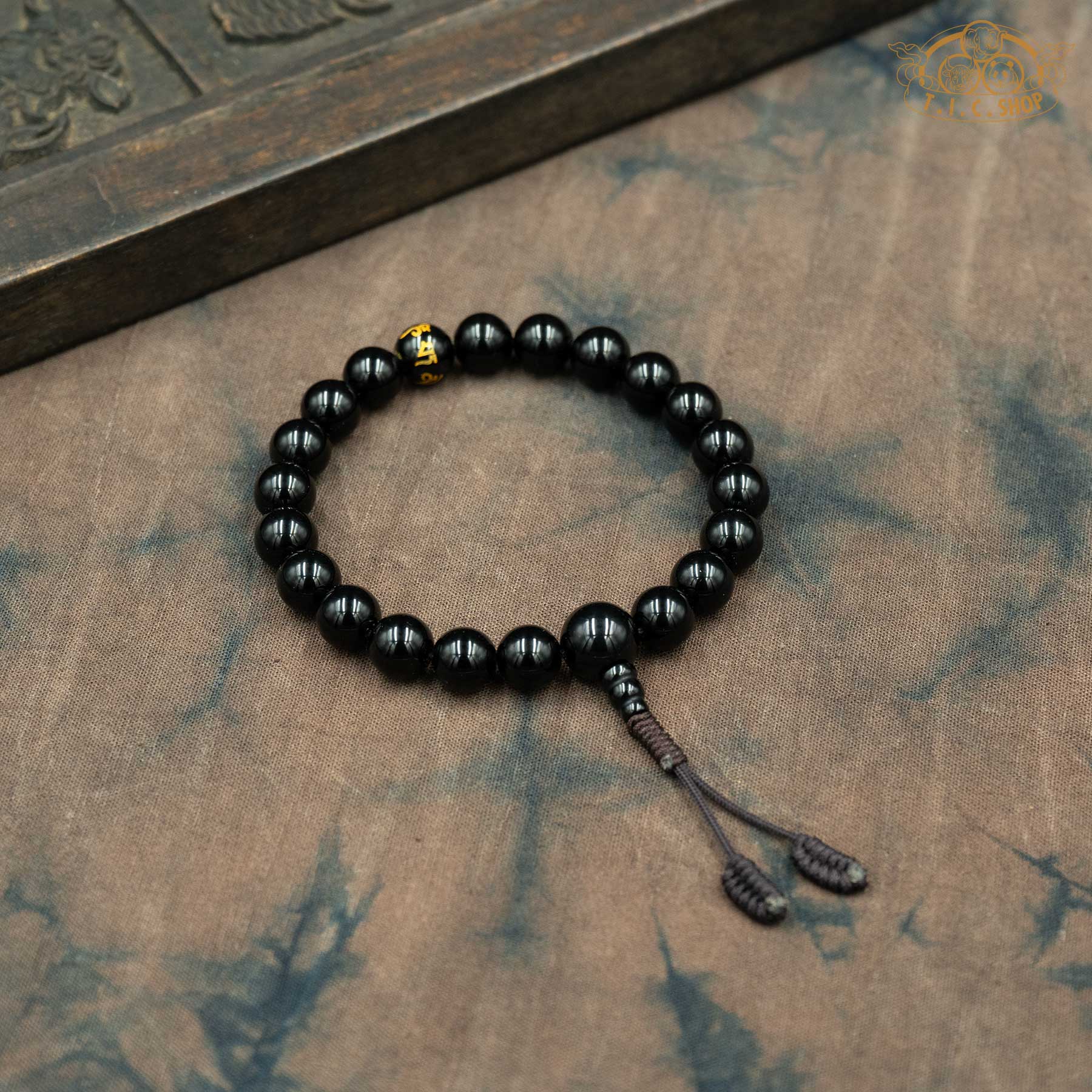 Obsidian 10mm Beads Wrist Mala Bracelet