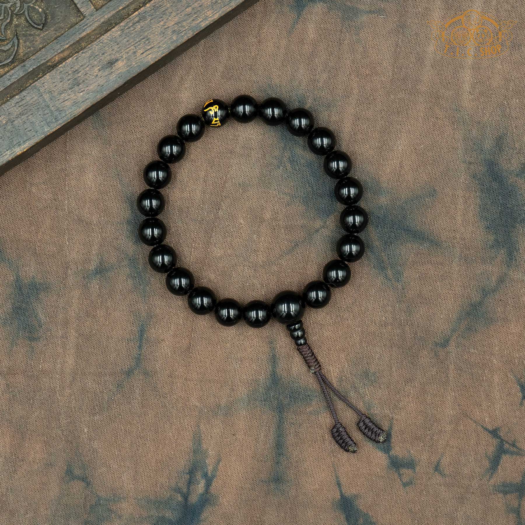 Obsidian 10mm Beads Wrist Mala Bracelet