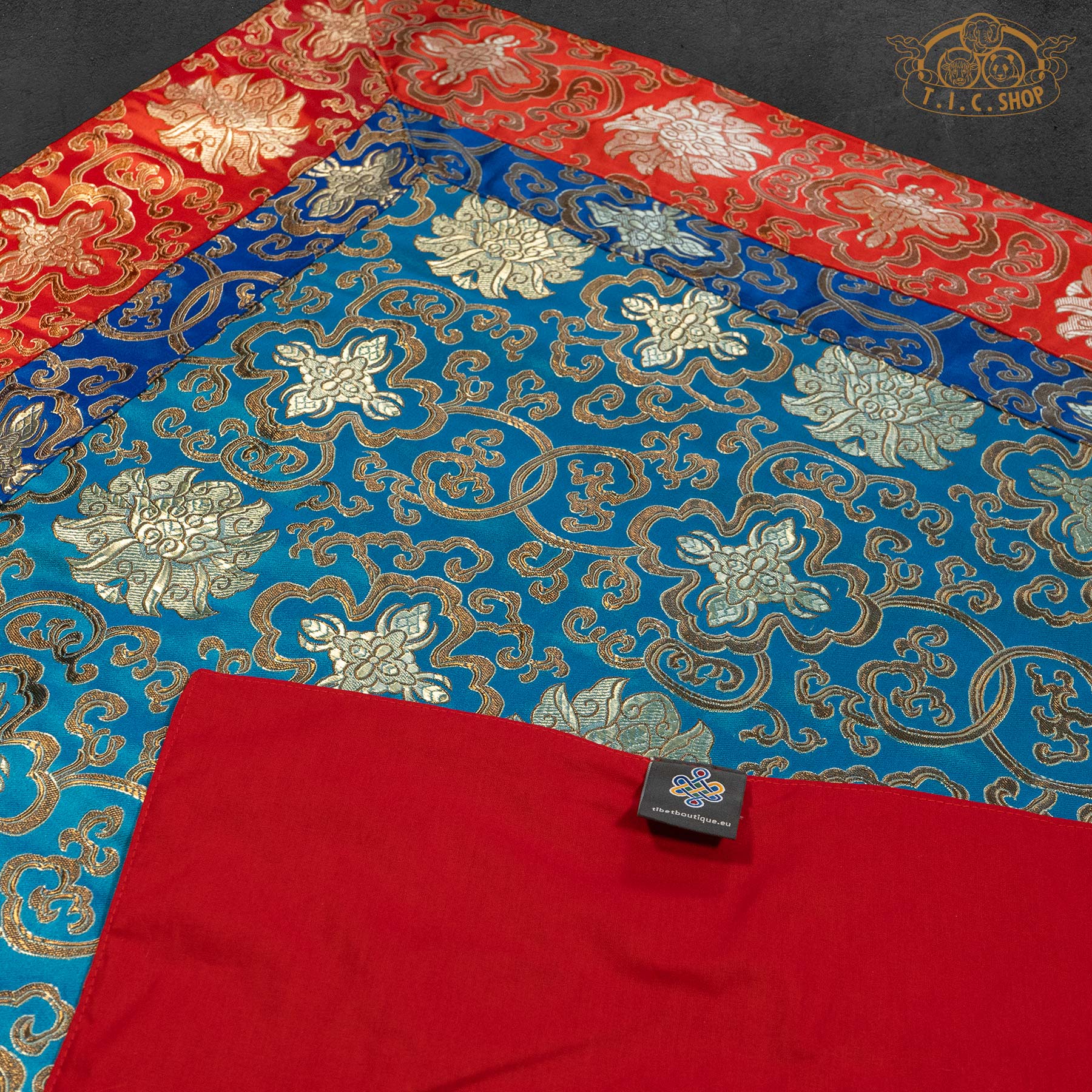 Tibetan Style Brocade Altar Cloth Table Cover 80x80cm