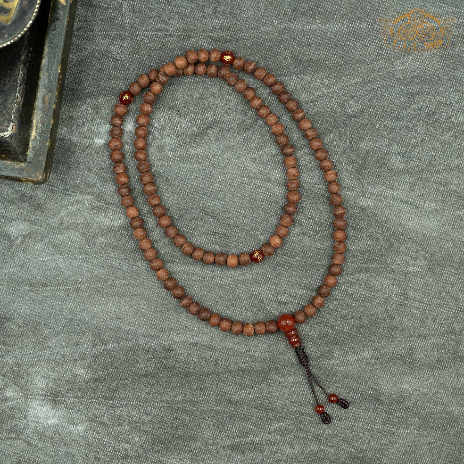 Sandalwood 6mm 108-Bead Traditional Prayer Mala