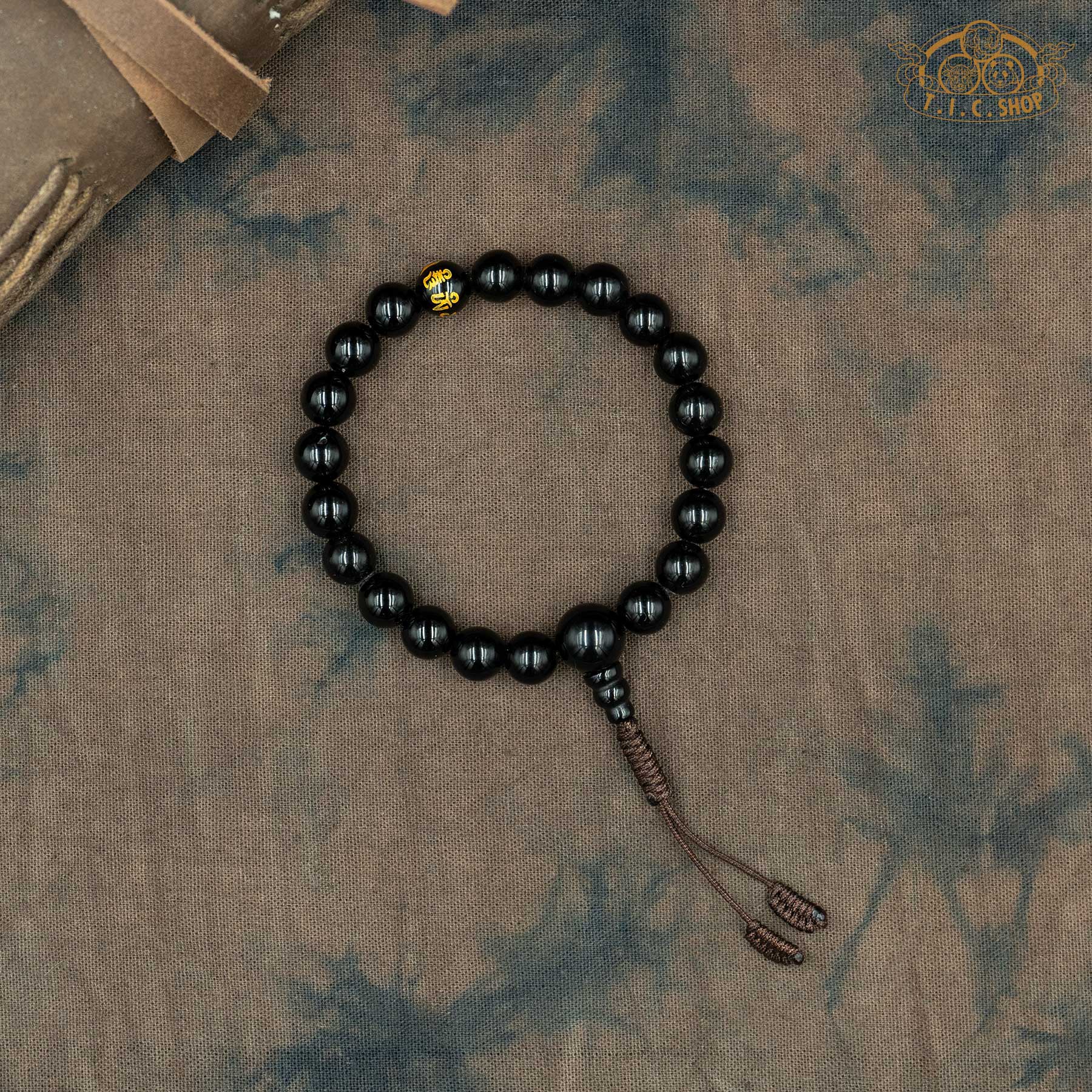 Obsidian 8mm Beads Wrist Mala Bracelet