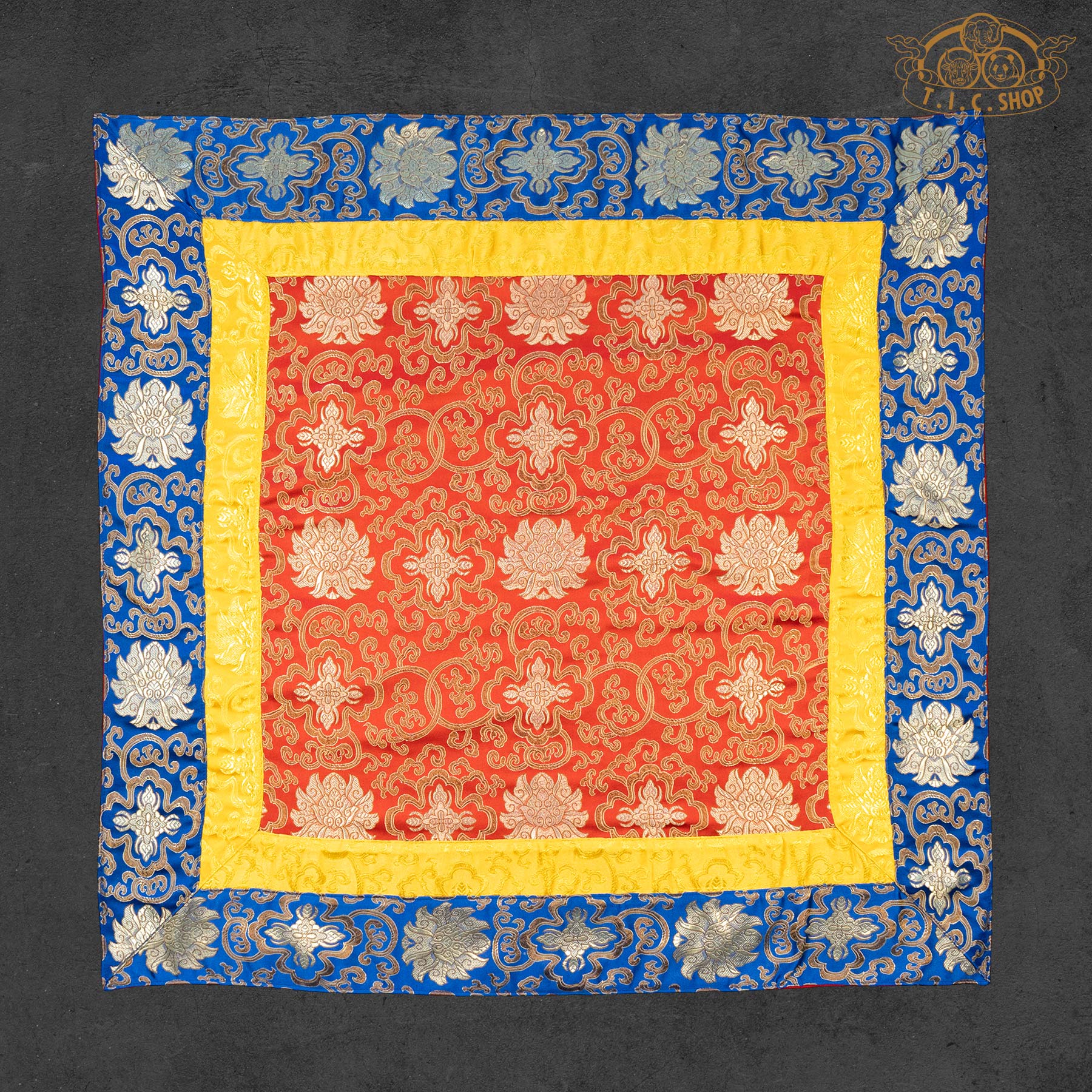 Tibetan Style Brocade Altar Cloth Table Cover 80x80cm