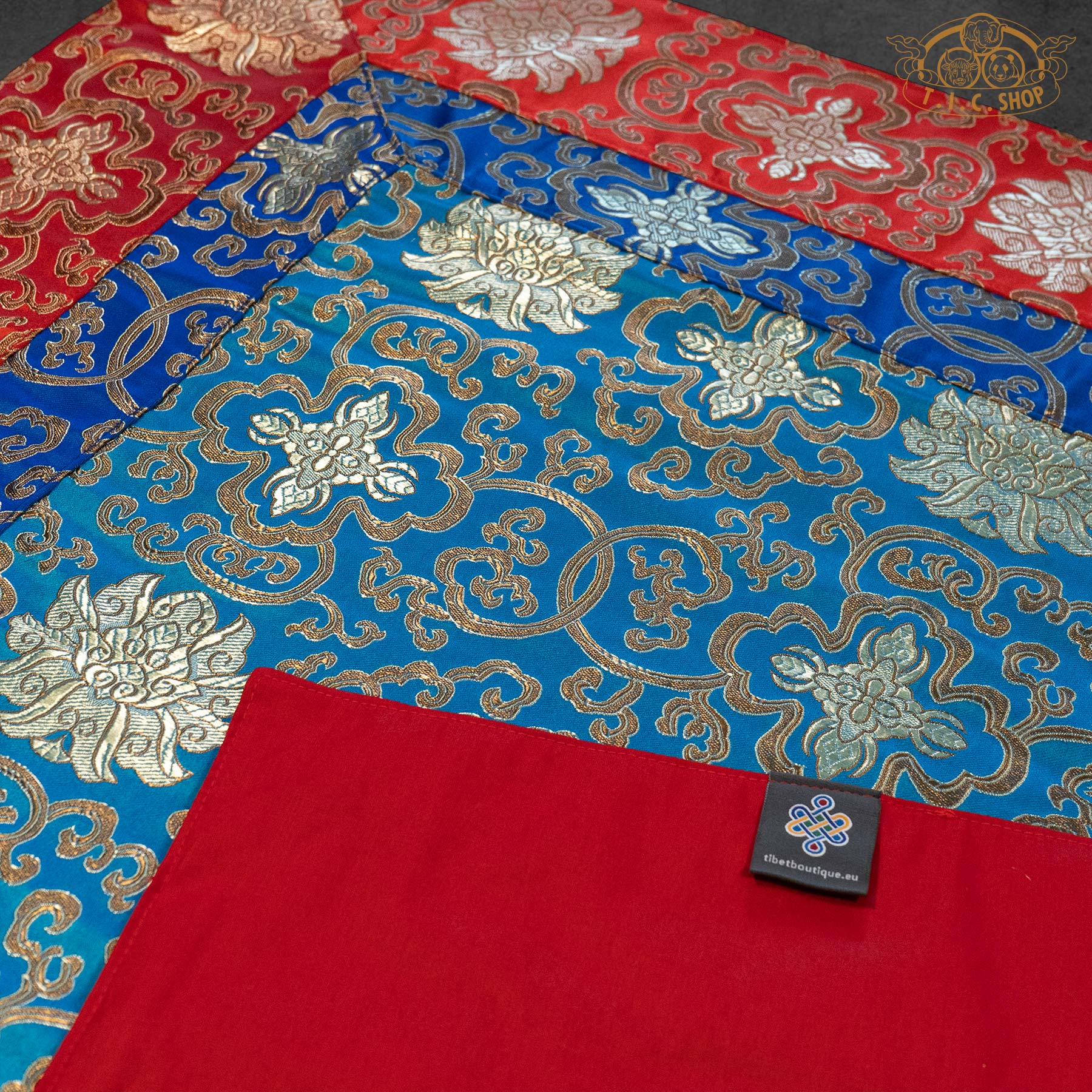 Tibetan Style Brocade Altar Cloth Table Cover 80x80cm