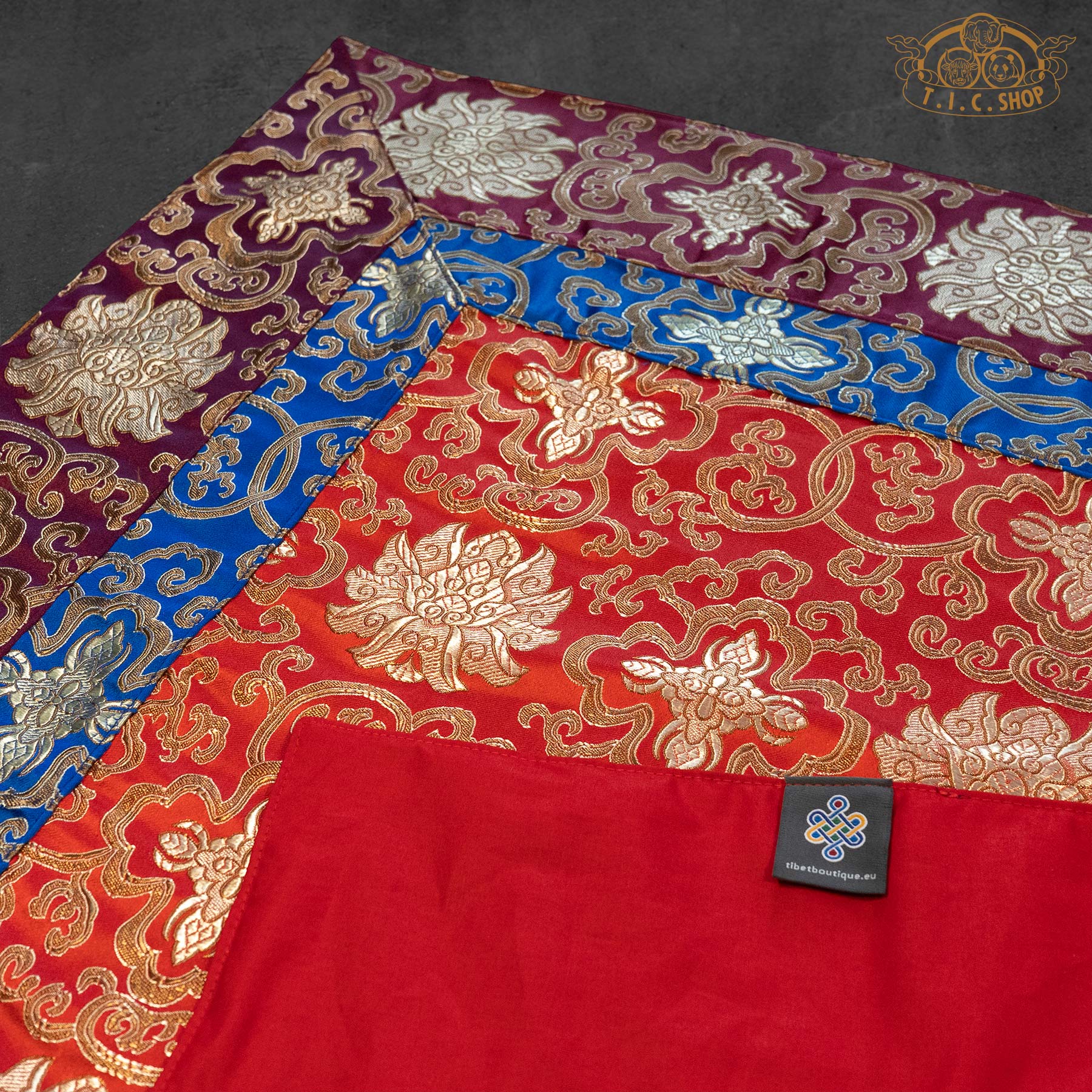 Tibetan Style Brocade Altar Cloth Table Cover 80x80cm