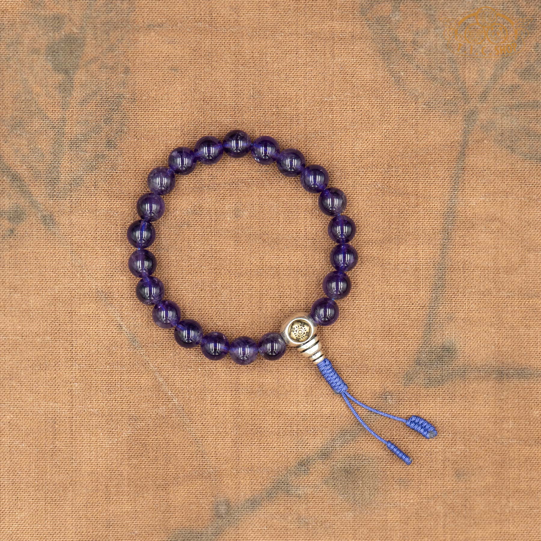 Amethyst 8mm Beads Wrist Mala