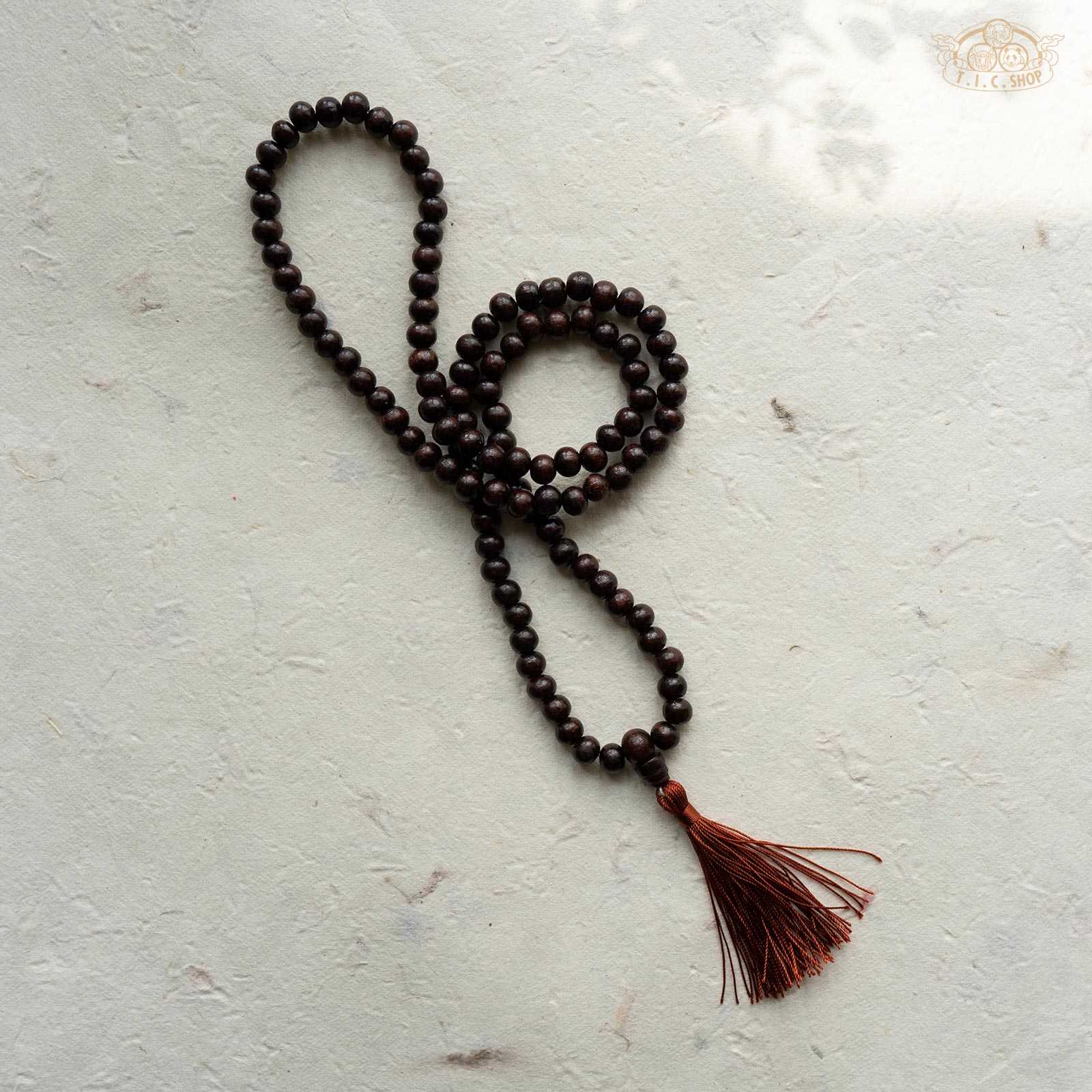 Rosewood 8mm 108-Bead Traditional Prayer Mala