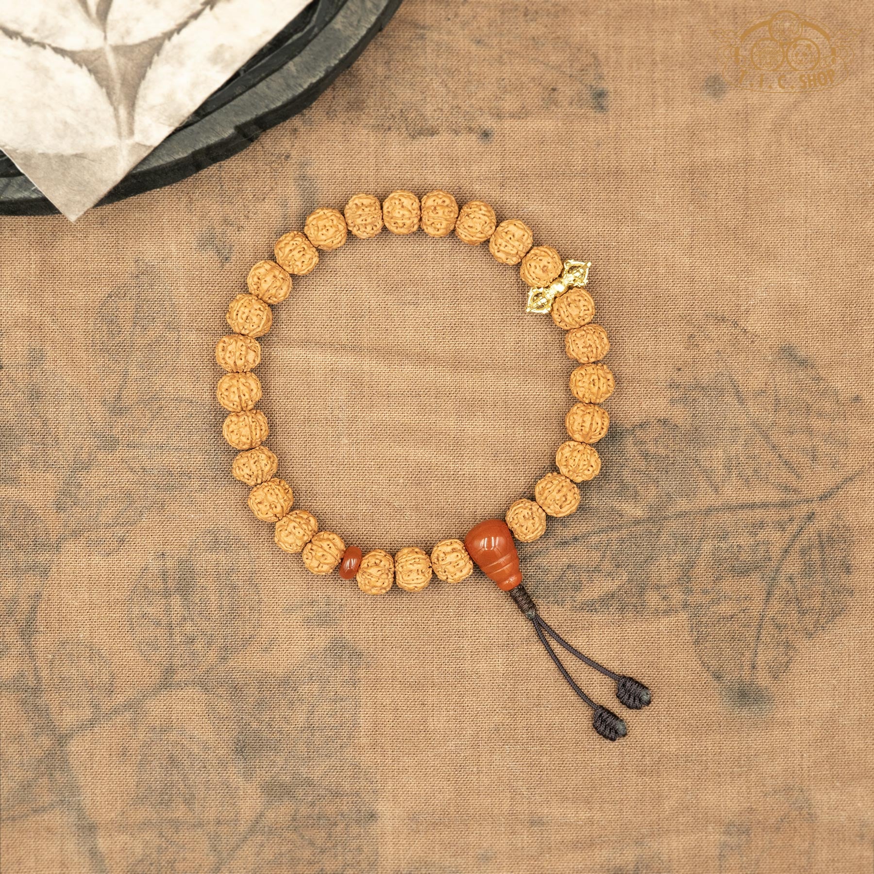 Rudraksha Seeds 10mm 27-bead Tibetan Traditional Prayer Mala