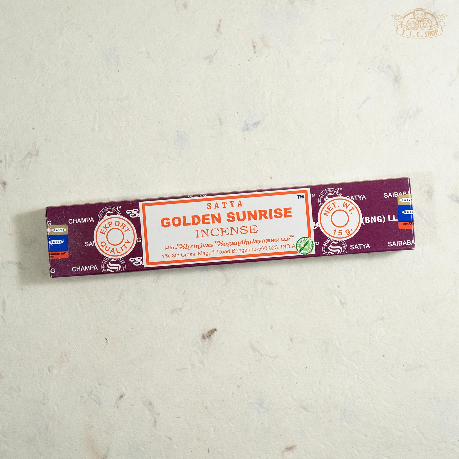 Golden Sunrise Satya Indian Incense