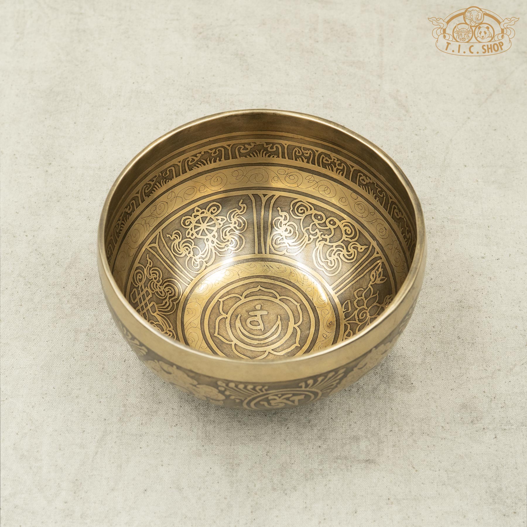 Sacral Chakra Brass Singing Bowl 15cm