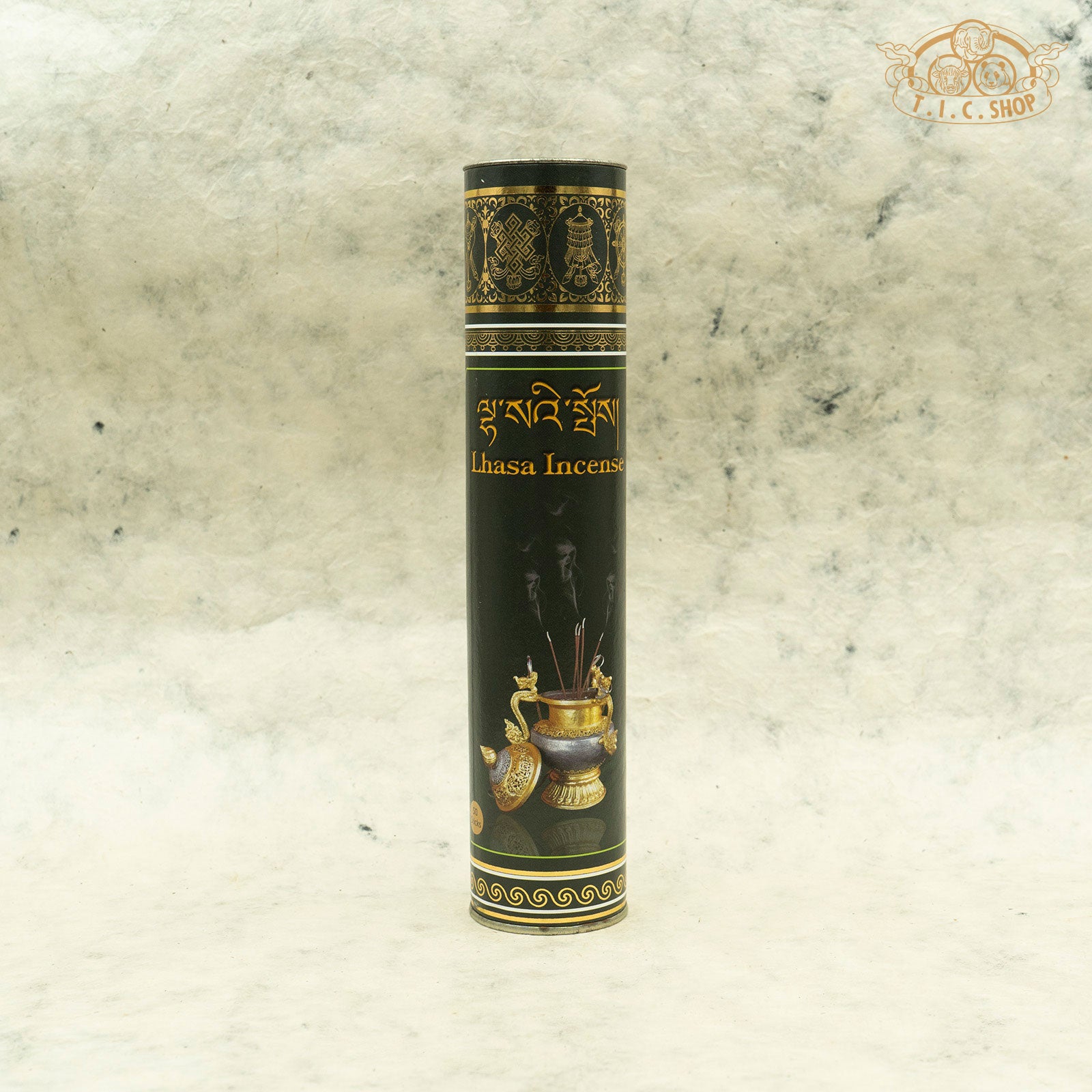 Lhasa Tibetan incense with safflower, sandalwood, rhododendron, and juniper. Traditional Tibetan incense with thousand-year lineage, natural and non-toxic ingredients