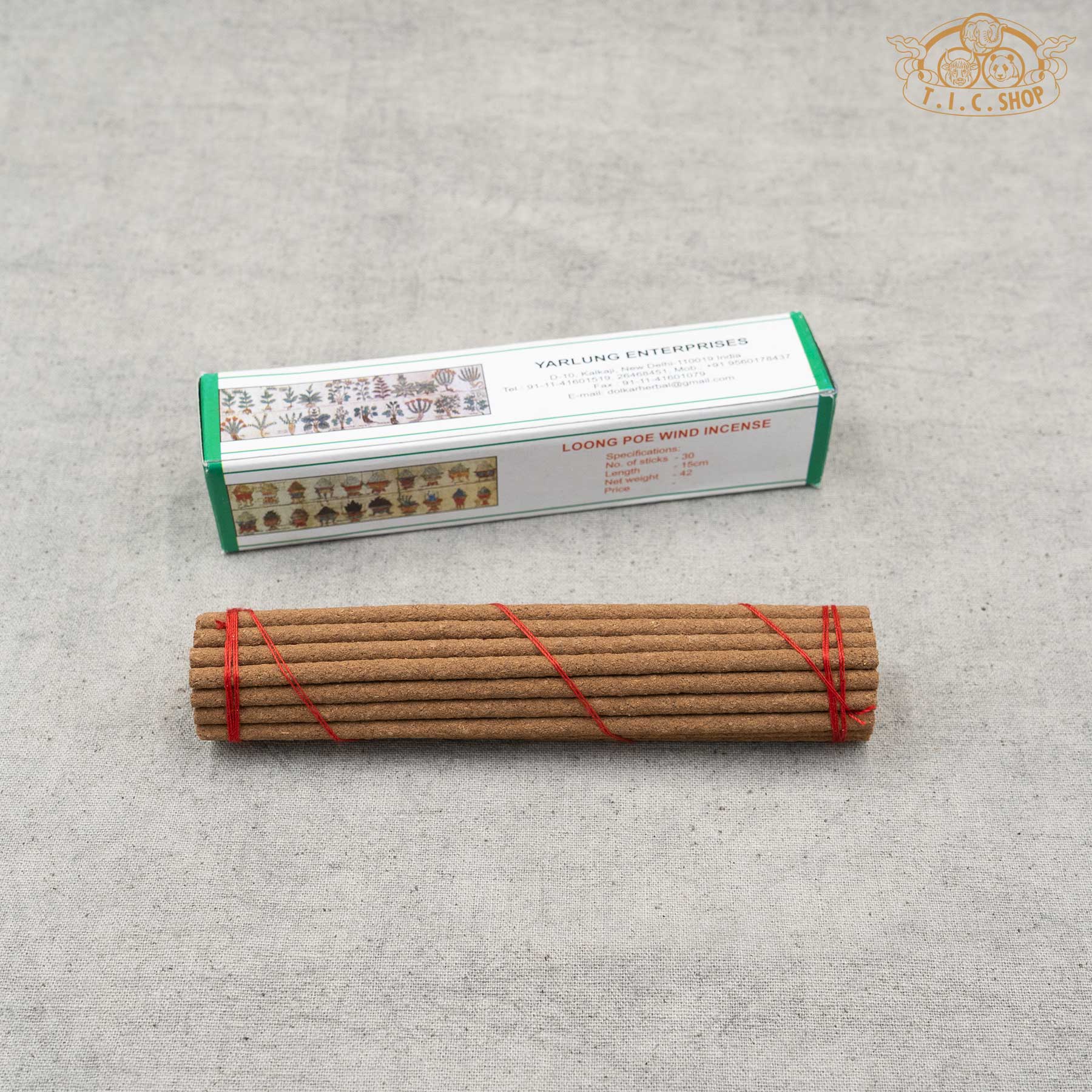 Loong Poe Tibetan herbal incense handmade sticks