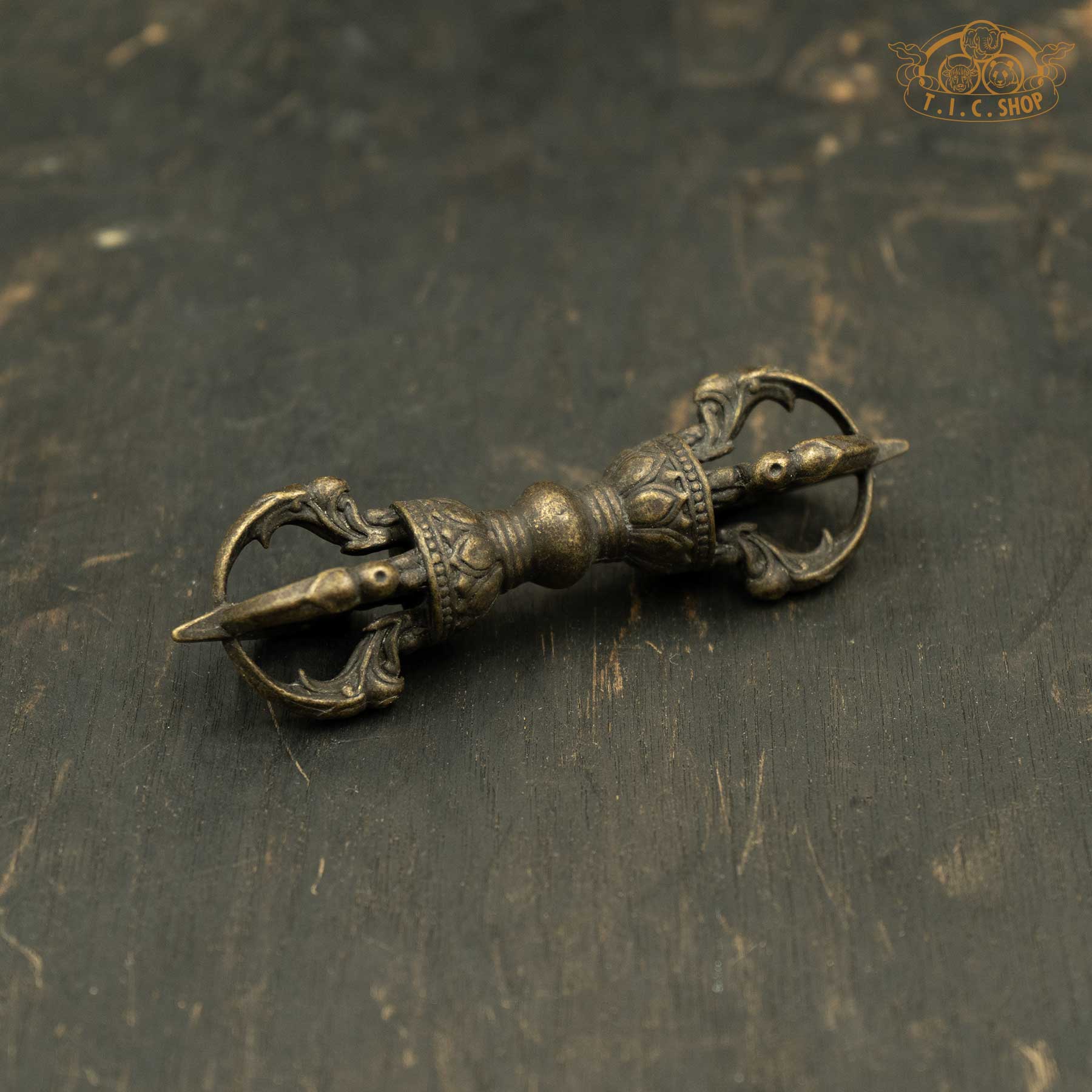 Tibetan Five-Pronged Vajra Dorje handmade for Buddhist rituals and meditation practice