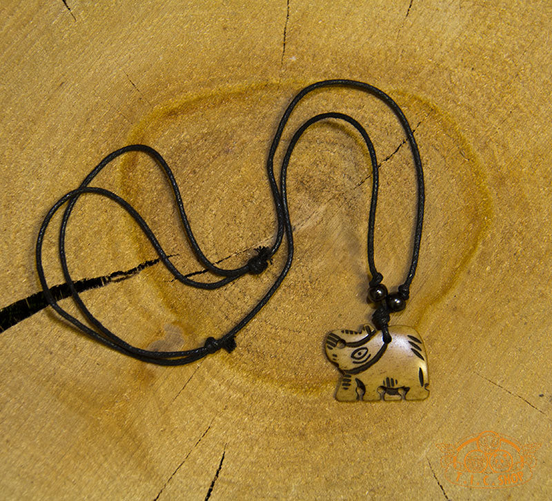 Elephant Amulet Pendant Necklace