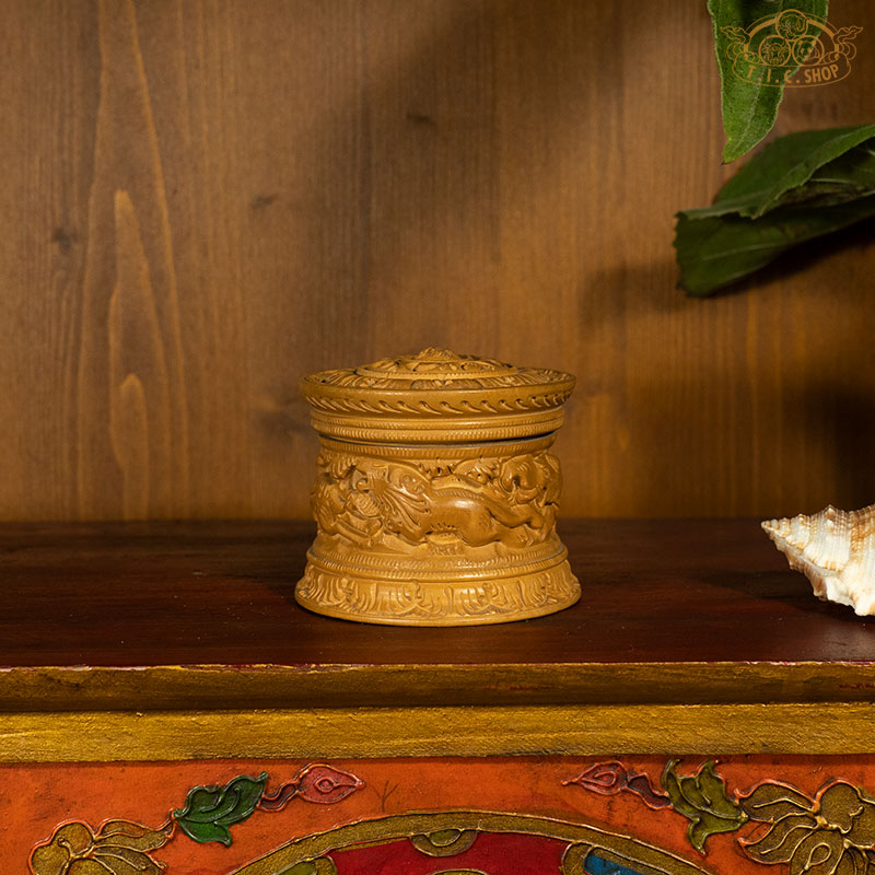 Himalayan Beautiful Hand-carved Wooden box