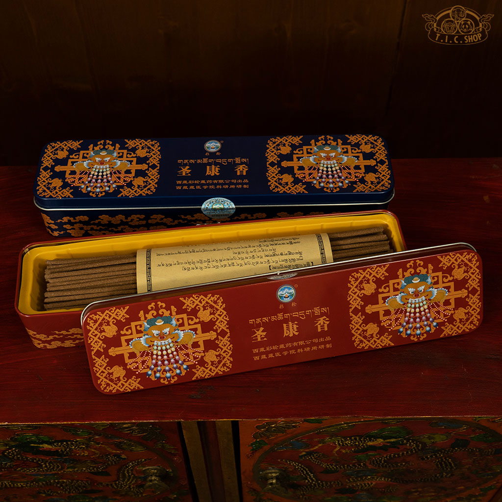 The Holy Land Tibetan Incense in Metal Box