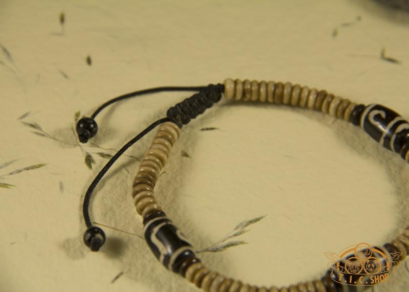 Yak Bone Amulet Beads Bracelet