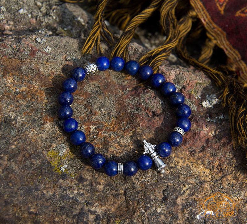 Lapis Lazuli 6 mm Beads Bracelet