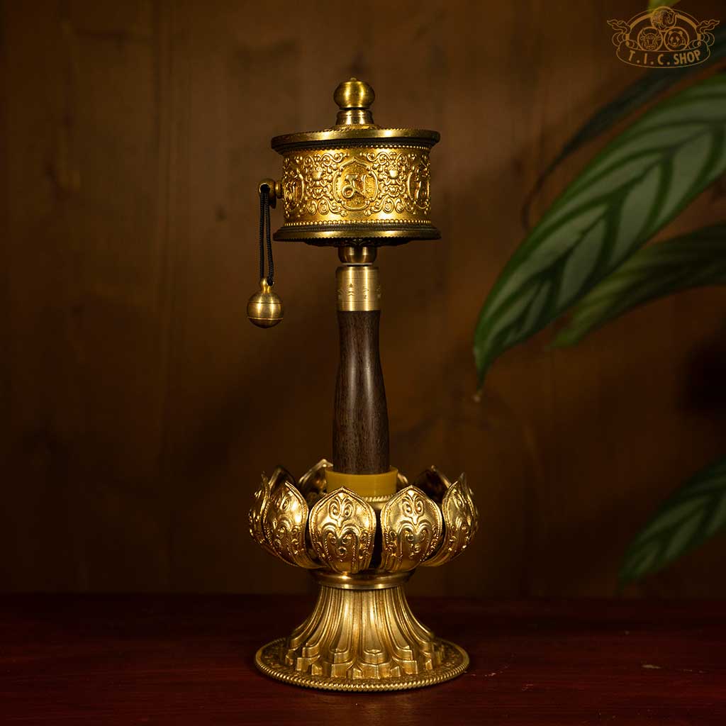 Hand-held Prayer Wheel with Stand