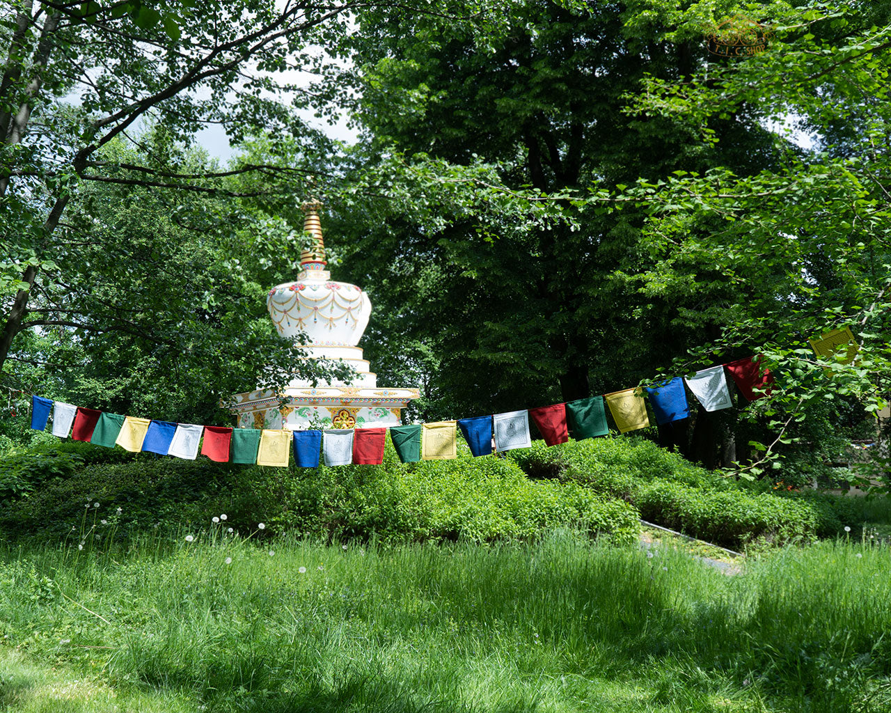 Hand-printed Cotton Tara Prayer Flags 6m