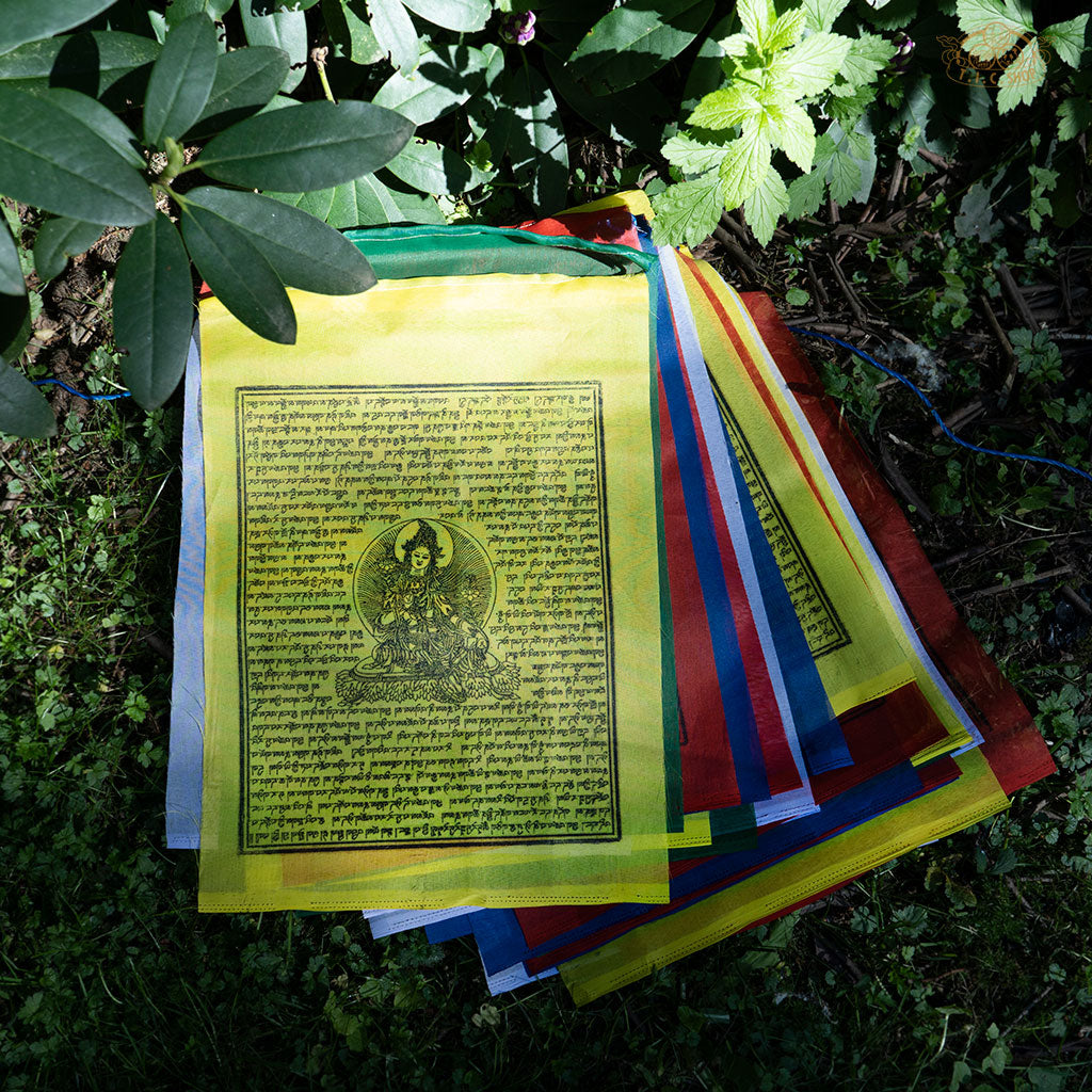 Hand-printed Tara Prayer Flags 10m