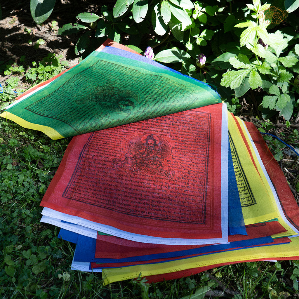 Hand-printed Tara Prayer Flags 10m