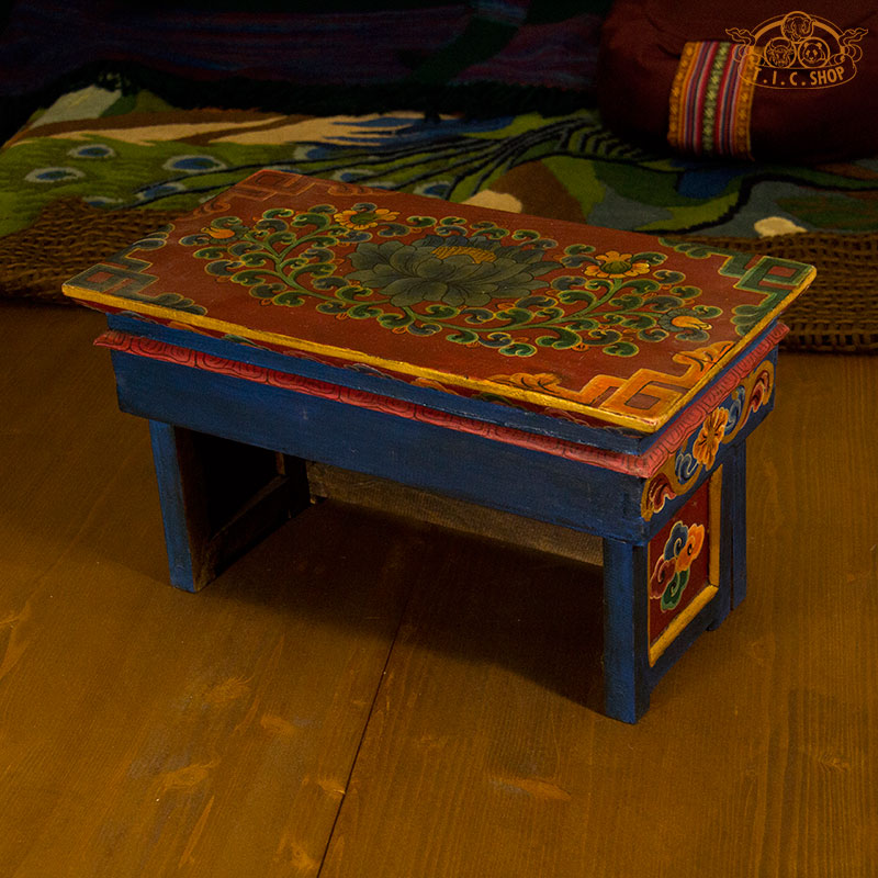 Lotus & Dragon Tibetan Buddhist Meditation Table