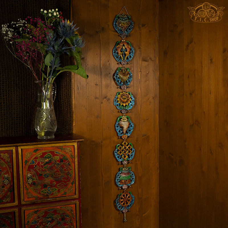 Eight Auspicious Symbols Wall Hanging Decoration