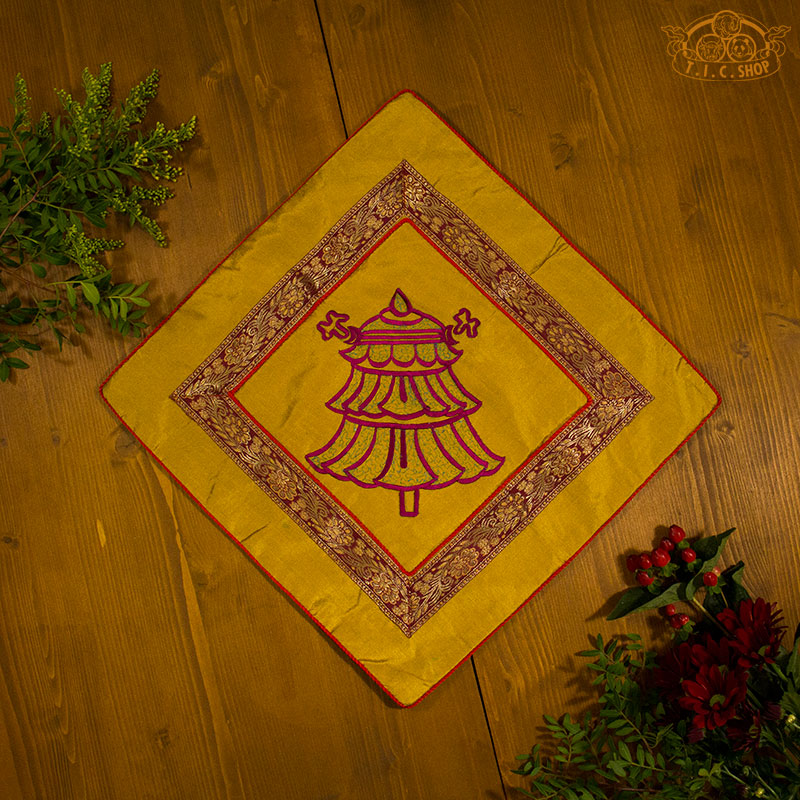 Victory Banner Tibetan Style Embroidery Cushion Cover/Pillow/Case