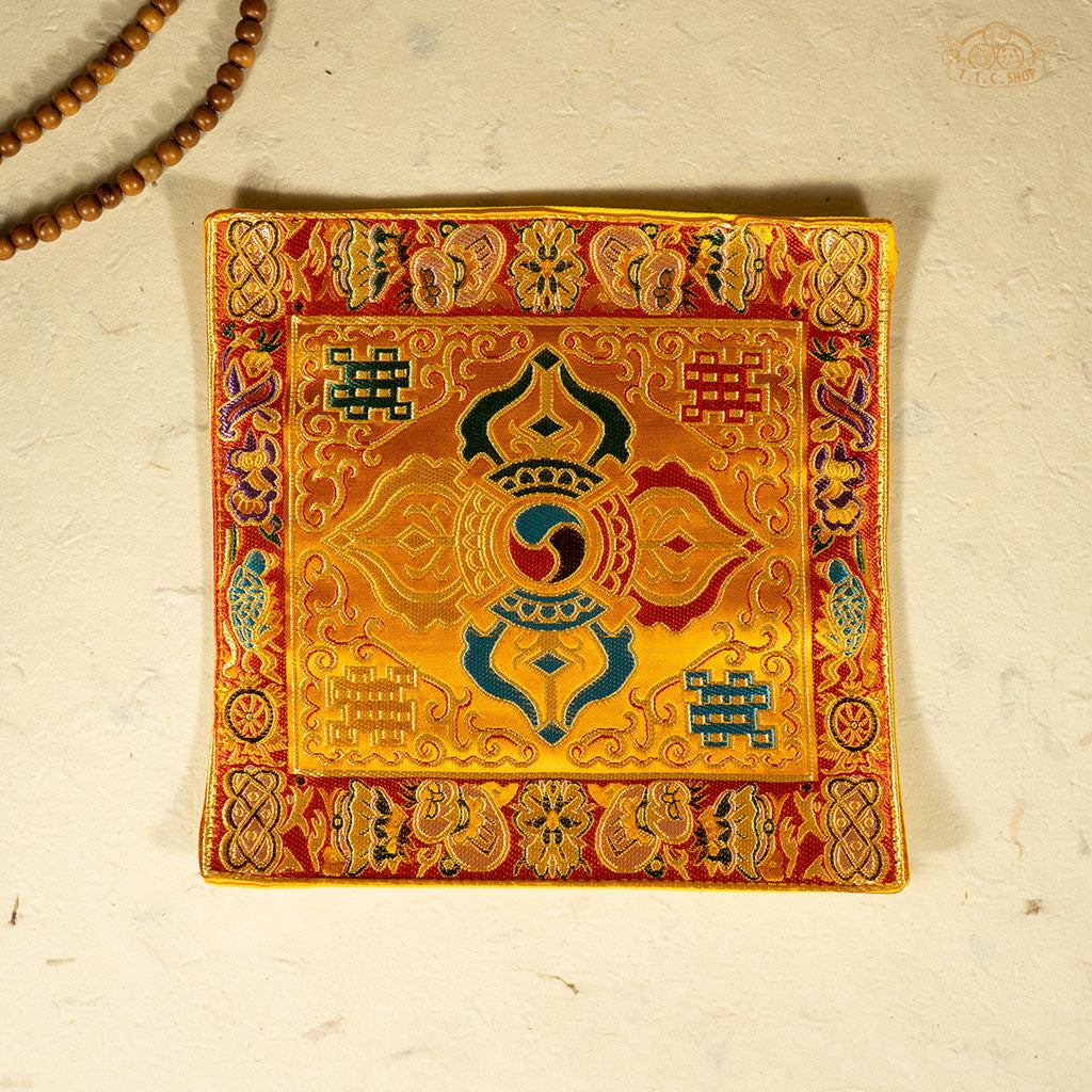 Brocade Tibetan Buddhist Traditional Altar Mat / Table Mat