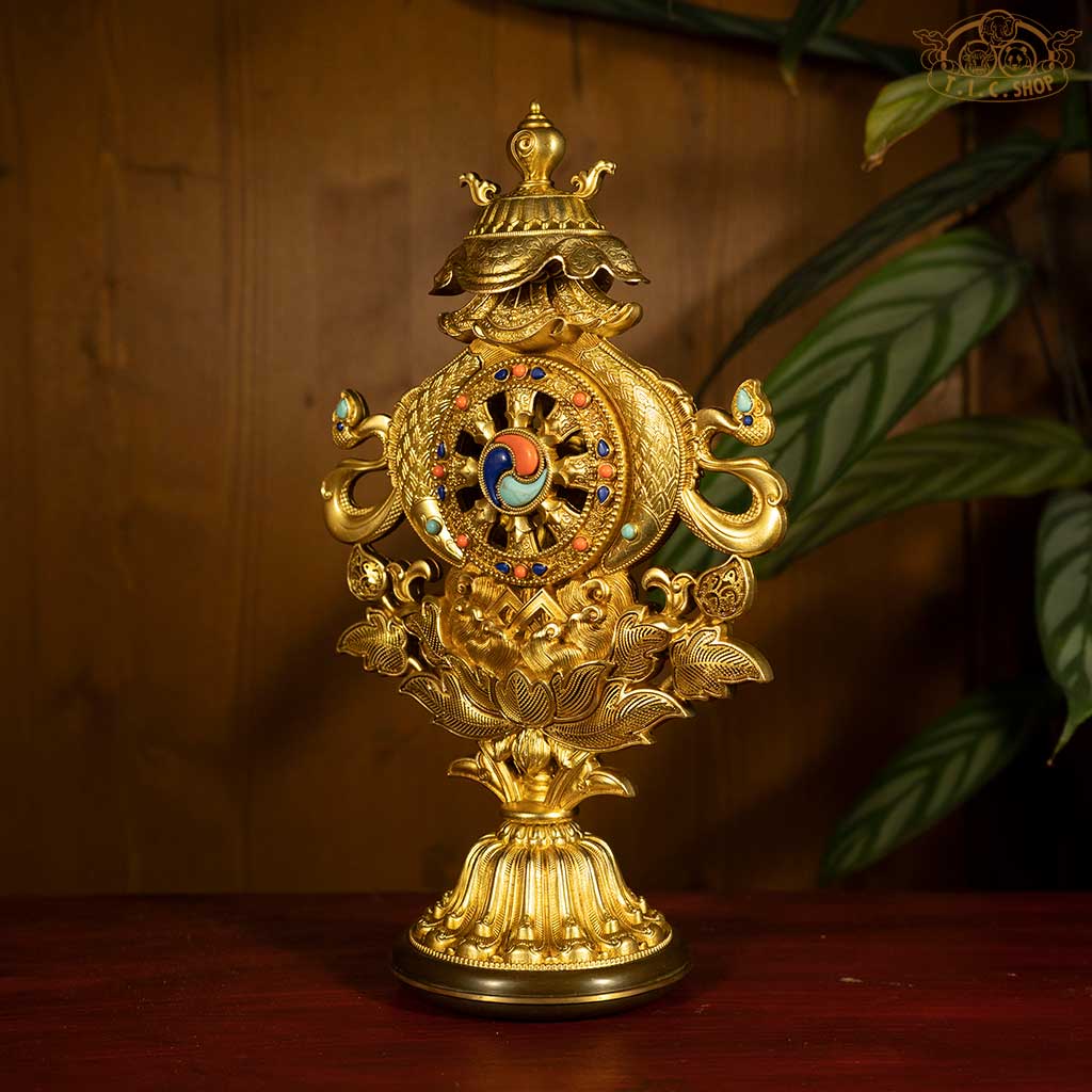 Eight Auspicious Symbols Buddhist Altar Decoration