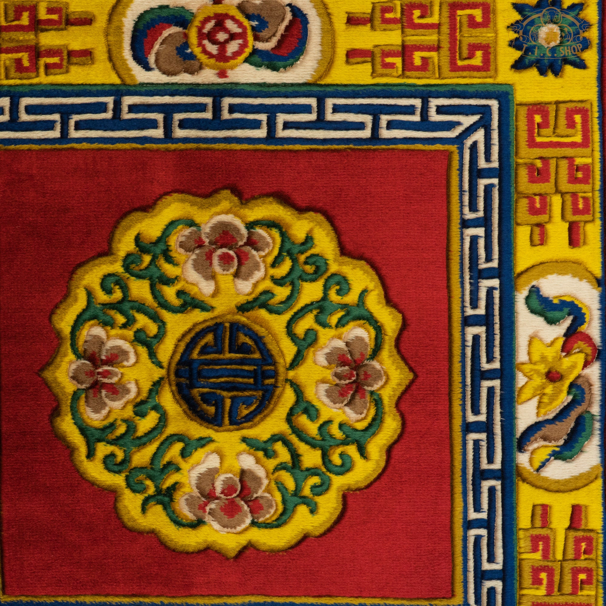 Tibetan Wool Carpet 75x75 cm