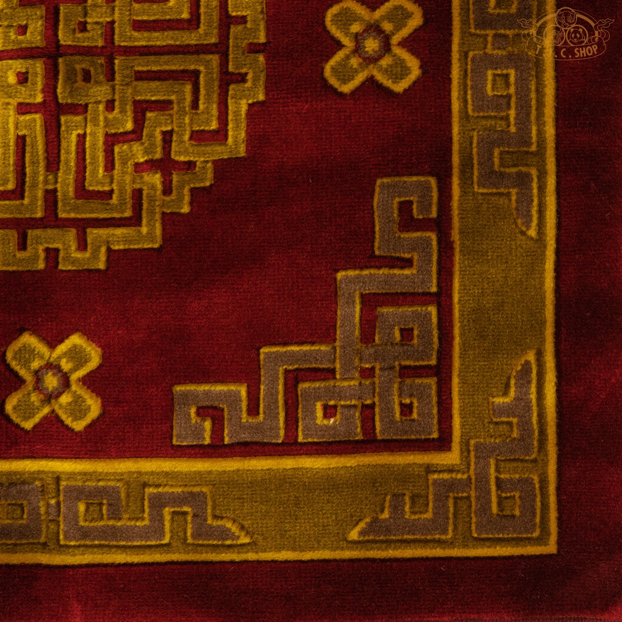 Tibetan Wool Carpet 75x75 cm