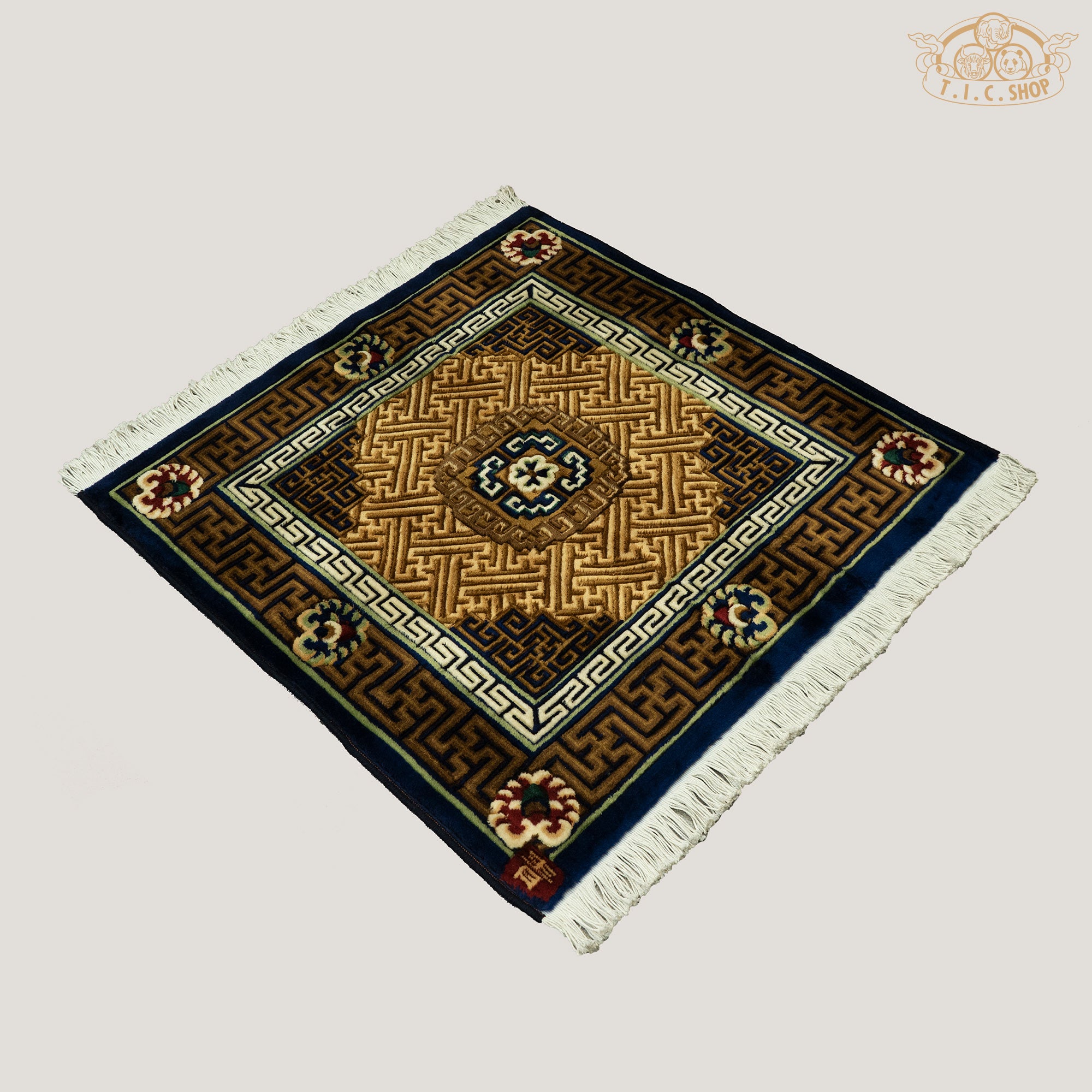 Tibetan Wool Carpet 80x80 cm