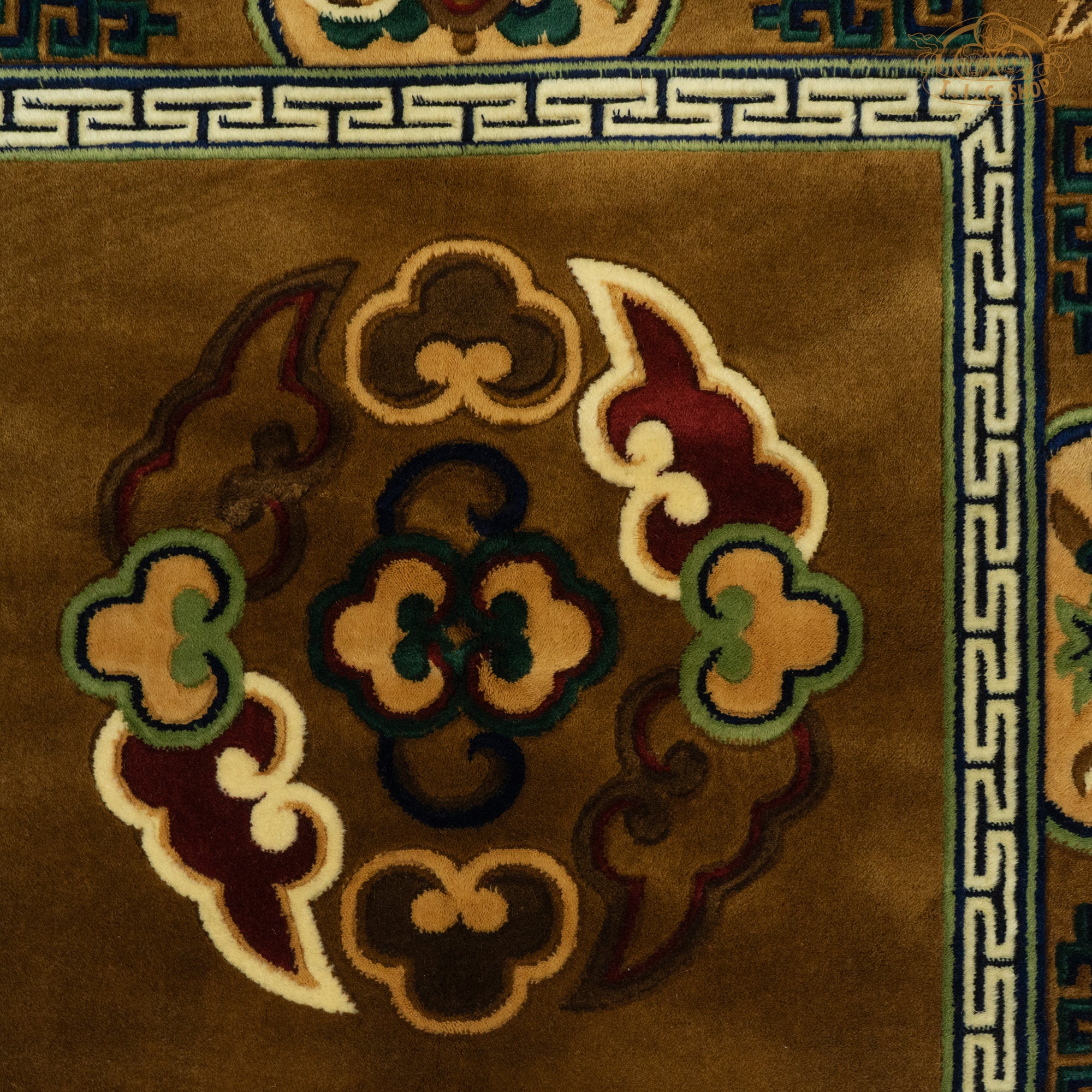 Tibetan Wool Carpet 80x80 cm