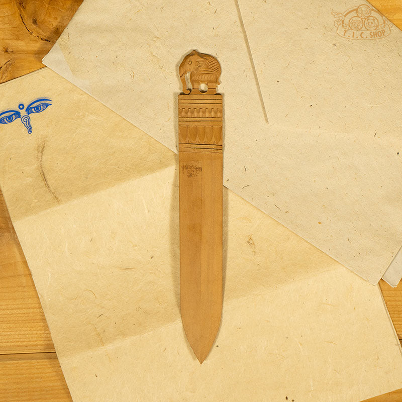 Hand Carved Wooden Envelope Opener