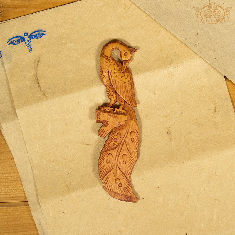 Hand Carved Wooden Bookmark
