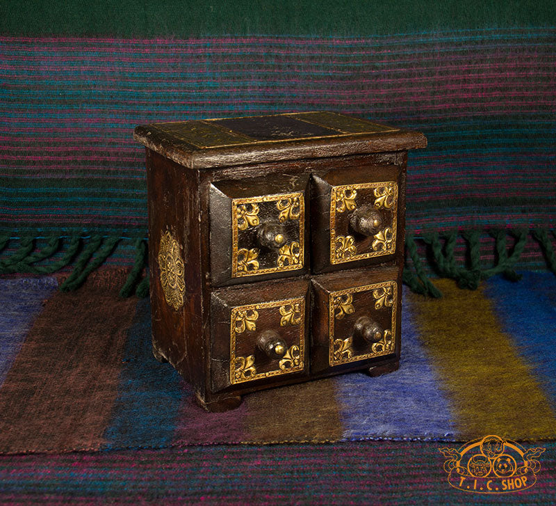 Indian Wooden Drawer Box