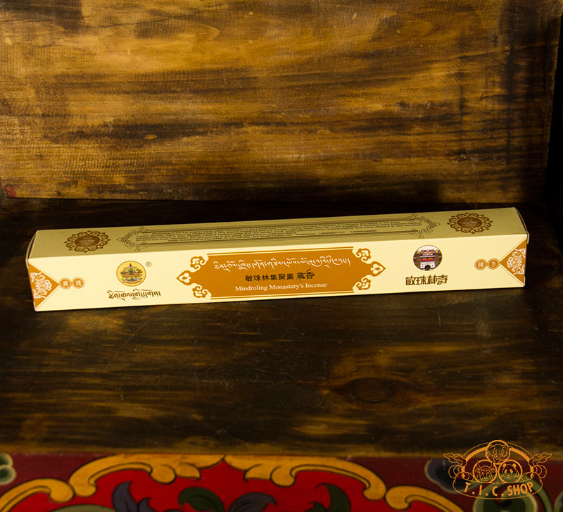 Mindroling Tibetan incense Grade 1 with medicinal herbs for Buddhist offering and relaxation