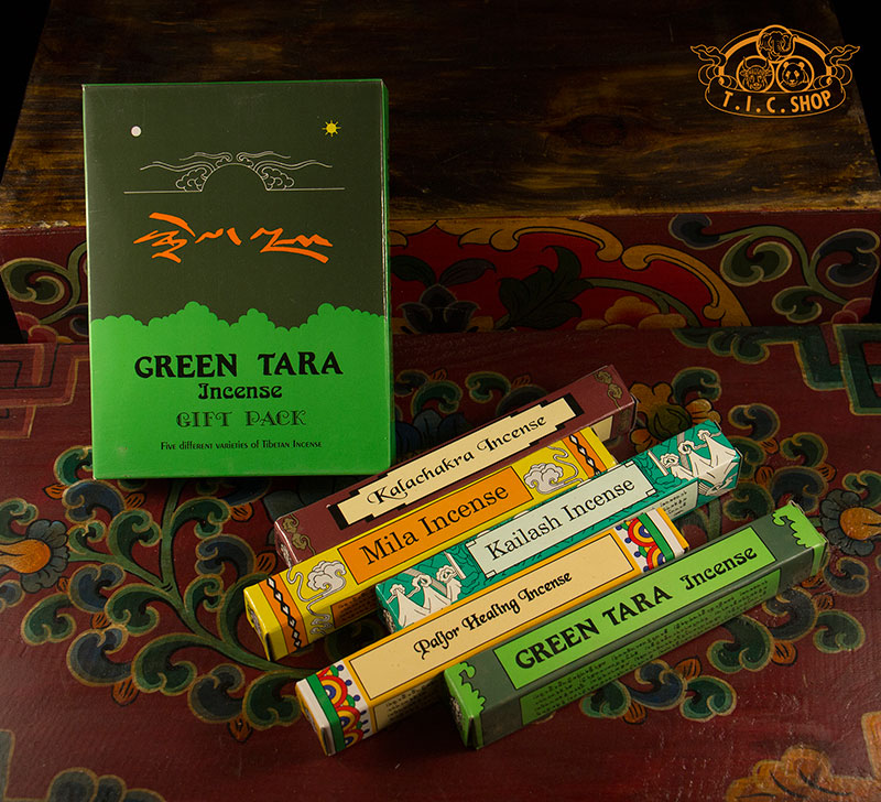 Green Tara Tibetan Incense Pack