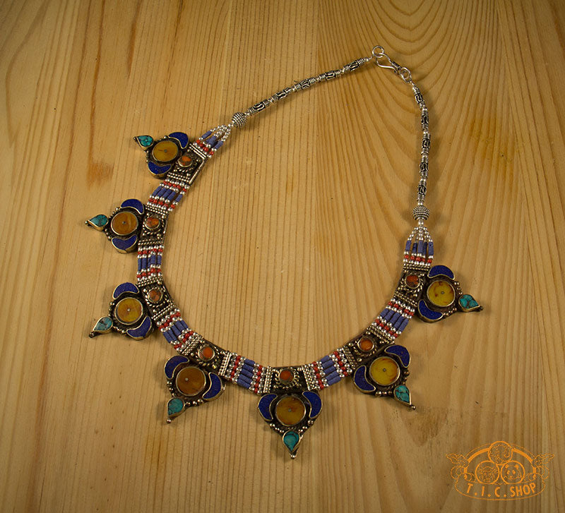 Traditional Handmade Tibetan Style Necklace