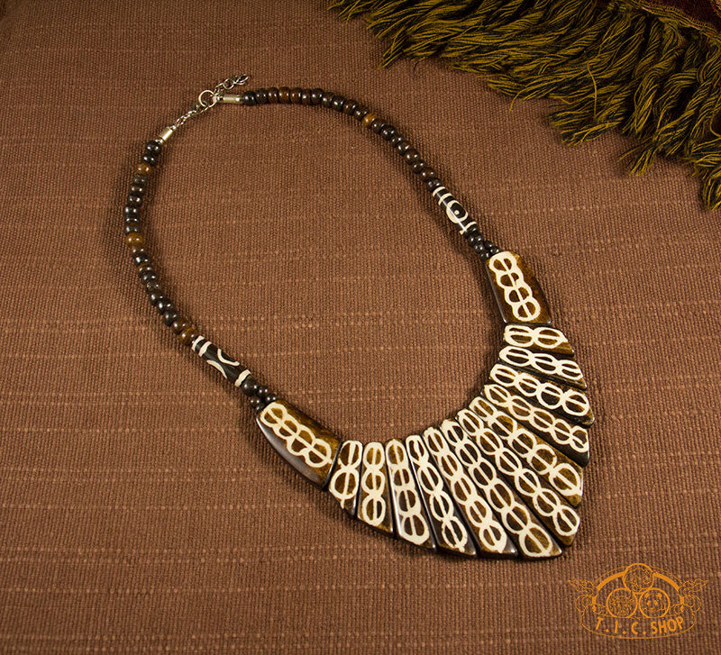 Yak Bone Amulet Necklace